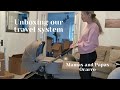 Unboxing our Mamas and Papas Ocarro travel system | first impressions | set up | review |