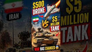$500 Drone vs $5 Million Tank 😳 War Has Changed Forever! #shorts