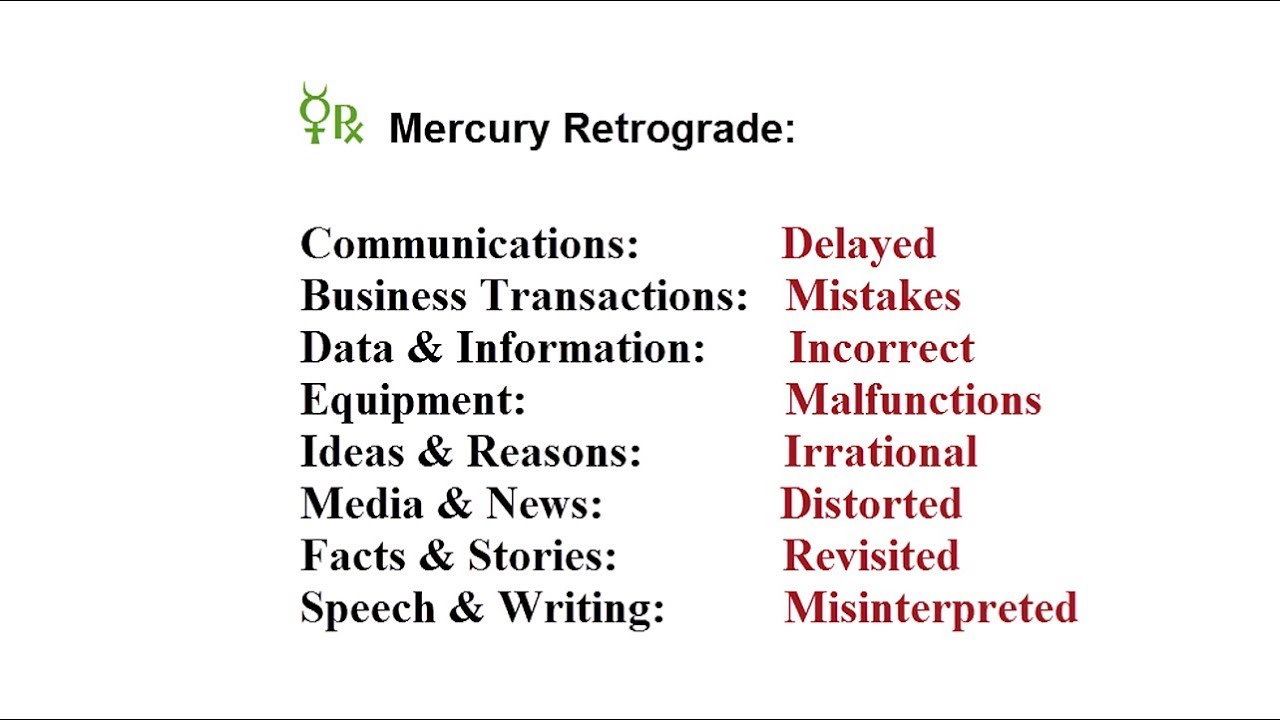 Mercury Retrograde July-August 2018: Analysis for Each Sign