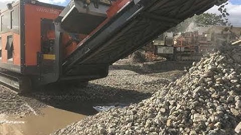 M&K TPS120 Track Picking Station c.w Air Density Separator Recycled Aggregates