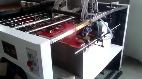 Full automatic cylinder screen printing machine