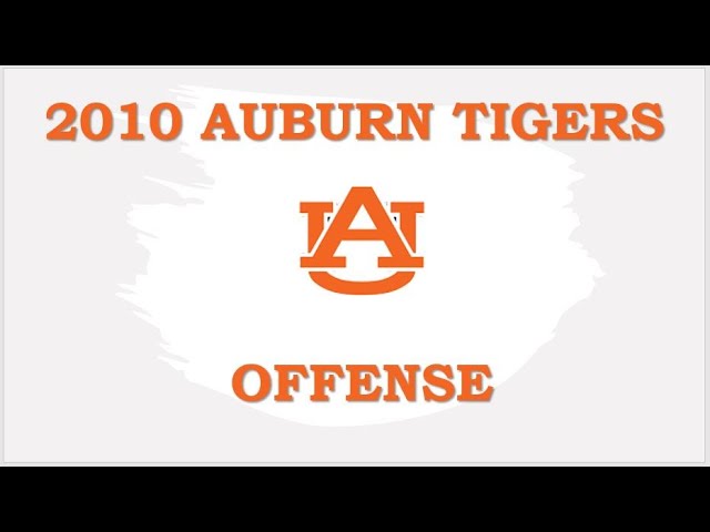 2010 offensive cut-up of Cam Newton and the Auburn Tiger Offense under OC Gus Malzahn.