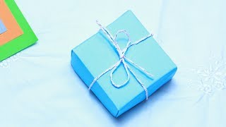 How to make gift box with paper easy at home/ DIY box gift ideas
