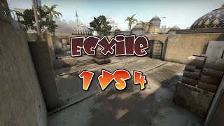 CS:GO HyperElites-Ecxile AWP 1vs4