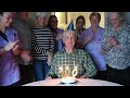 100 year old Robbie Trotter. 6th November 2019