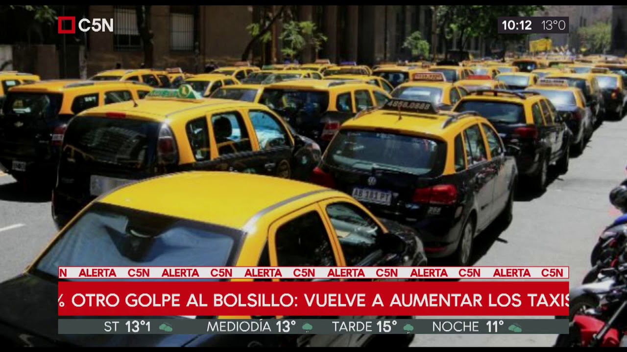 Otro golpe al bolsillo: Vuelven a aumentar los taxis - YouTube
