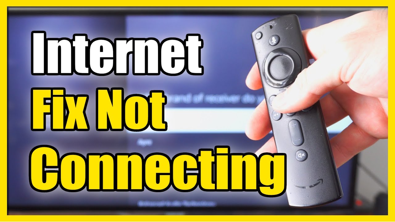 How to Fix Not Connecting on Firestick 4k (Easy Method) YouTube