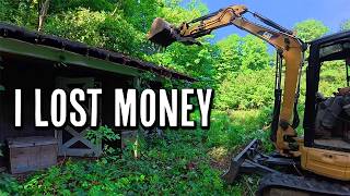 Abandoned Horse Barn Demolition