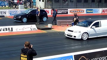 PVS - Performance Vauxhall Show 2013 - Corsa C Turbo Z20LET - 14.46 @ 104 mph - 1/4 Mile Drag