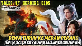 GODS DESCEND TO THE BATTLEFIELD, THE HOLY FIRE BURNS IN THE DARKNESS