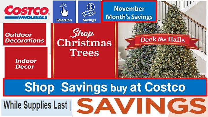 Costco CHRISTMAS Trees Indoor and Outdoor décor Deals