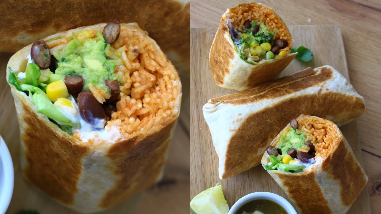 BURRITO FÁCIL VEGANO & SALUDABLE YouTube