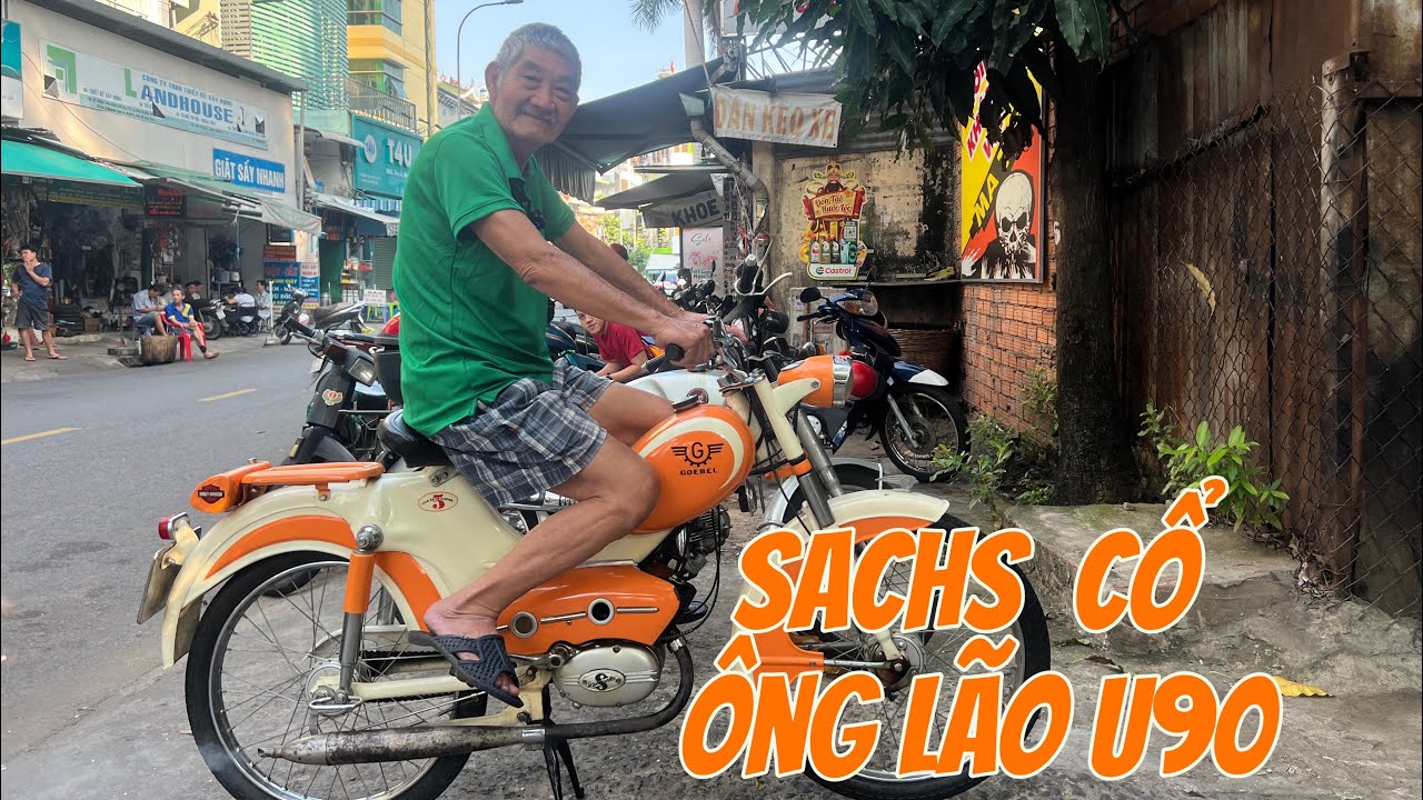 Chuyện lạ ông lão U90 chạy Sachs cổ Phượt khắp nơi mê xe từ năm 16 tuổi