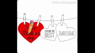Happy Mother's Day Coloring Page :: Online Coloring Pages :: Girl Games And Fun Happy Mother's Day Coloring Page :: Online Coloring Pages :: Girl Games And Fun