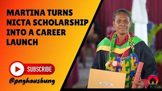 MARTINA TURNS SCHOLARSHIP INTO CAREER LAUNCH