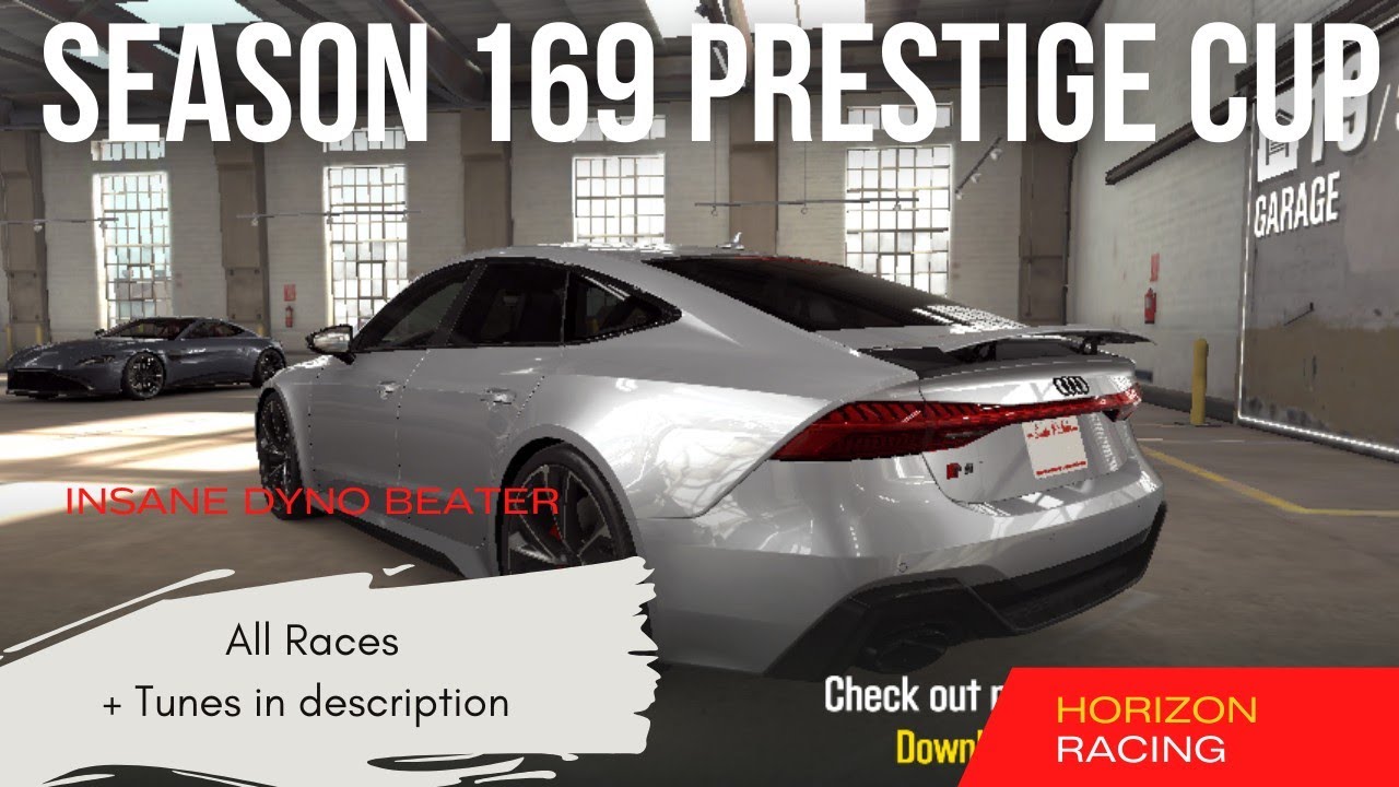 CSR 2 Season 169 Prestige Cup with Audi RS7 Sports back (All Races+ Tunes in description)