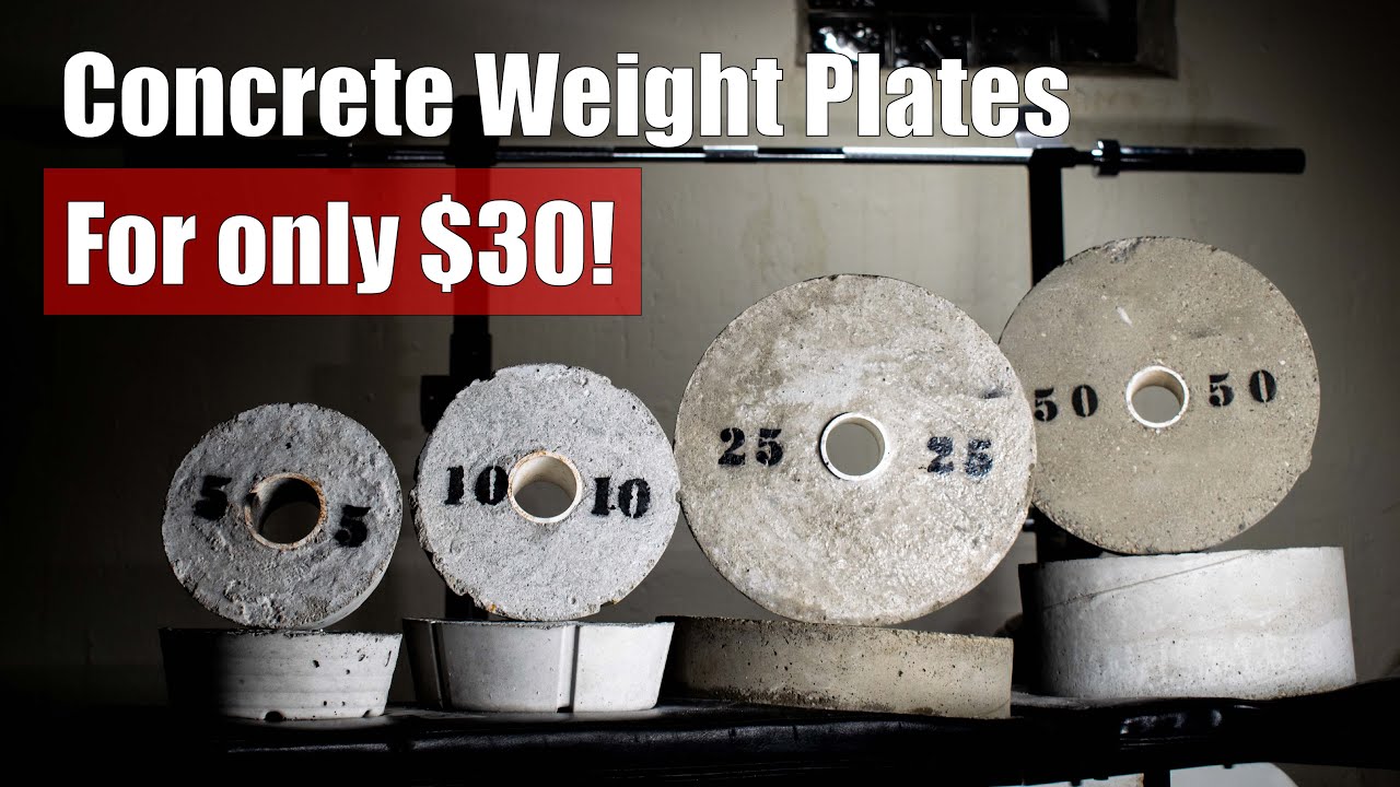 1 Pvc Sleeves for Standard Barbell and Concrete Weight Plates