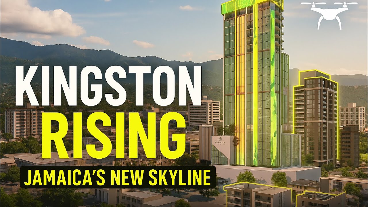 🏙️ Дрон над Кингстоном, Ямайка | Новый горизонт Карибского моря 🌴✈️