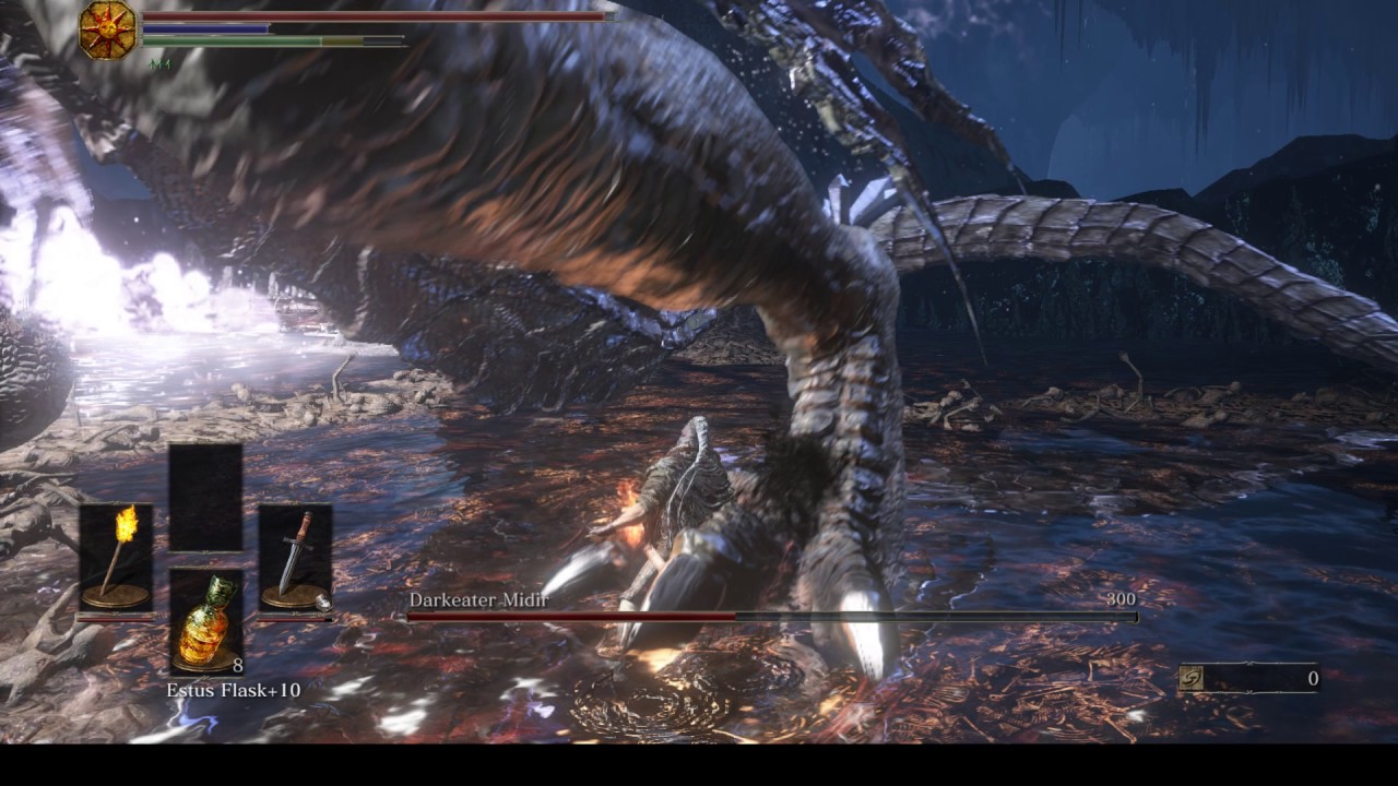 Dark Souls 3 Darkeater Midir dagger only run - YouTube