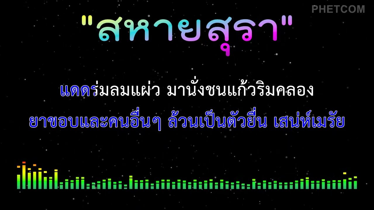 สหายสุรา - คาราโอเกะ [ Midi Karaoke Cover ] Key D 100 ,