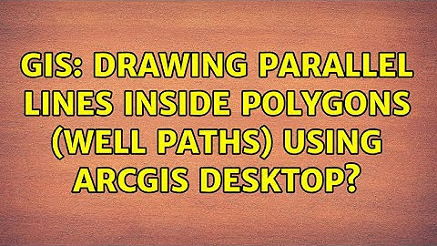 GIS: Drawing parallel lines inside polygons (Well Paths) using ArcGIS Desktop? (2 Solutions!!)