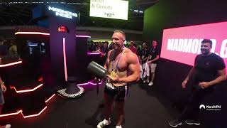 Knut Breaks Will Neffs Record On The Hammer Machine At Twitch Con