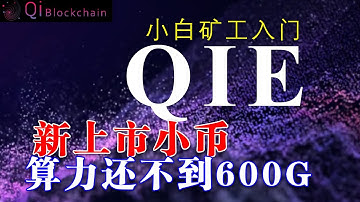 挖QIE, 新的小币算力还不到600G, 矿工挖小币, 挖矿, win挖矿, 轻松矿工, 开源矿工挖矿, hiveos挖矿