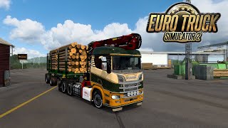 🅻🅸🆅🅴💯Promods Map\ ETS2 \ Scania Wood🎮 Gameplay