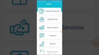 APP Recargas OKNET - Personalizar CONTRASEÑA screenshot 2