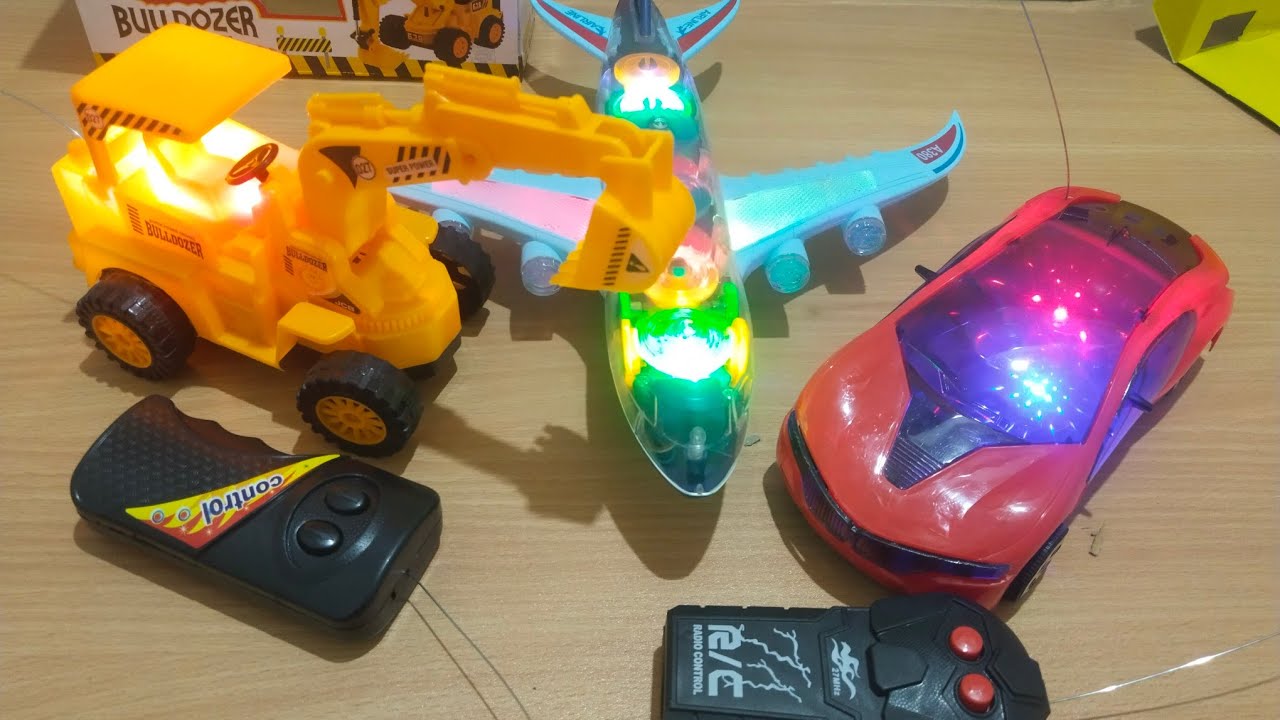 Airbus A380 3D light। Rc car Remote Car। JCB Remote Control truck