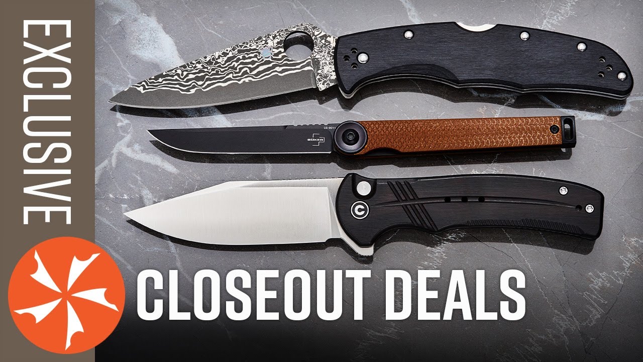 Exclusive Knife Clearance Event KnifeCenter YouTube