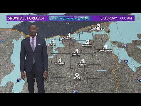 Cleveland area weather forecast: More snow tonight - YouTube
