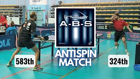 ANTISPIN OFF+  | Dr. Neubauer A-B-S | Serie B2  Table Tennis match