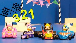 3, 2, 1 ¡Comienza la carrera! | Mini Vehículos de Mickey y los Súper Pilotos