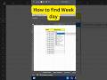 "How to Show Weekday in Excel | TEXT Function Explained"# Excel
