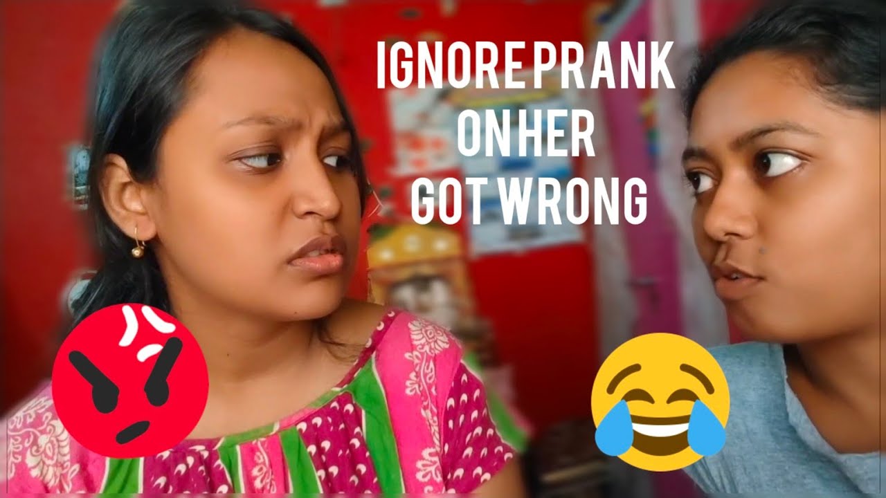 IGNORE PRANK ON HER 🤪 Gone Extremely Wrong ❌🔥 Lesbian Couple 🏳️‍🌈‎ @Sankita's life