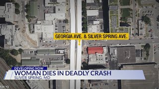 Woman dies after being struck by vehicle on Georgia Avenue in Montgomery County