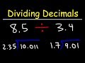 Dividing Decimals - Not So Easy!
