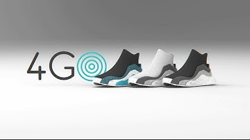 Keyshot render - 4GO Shoes - Designs by Me