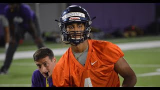 2024 QB Michael Hawkins at LSU Camp