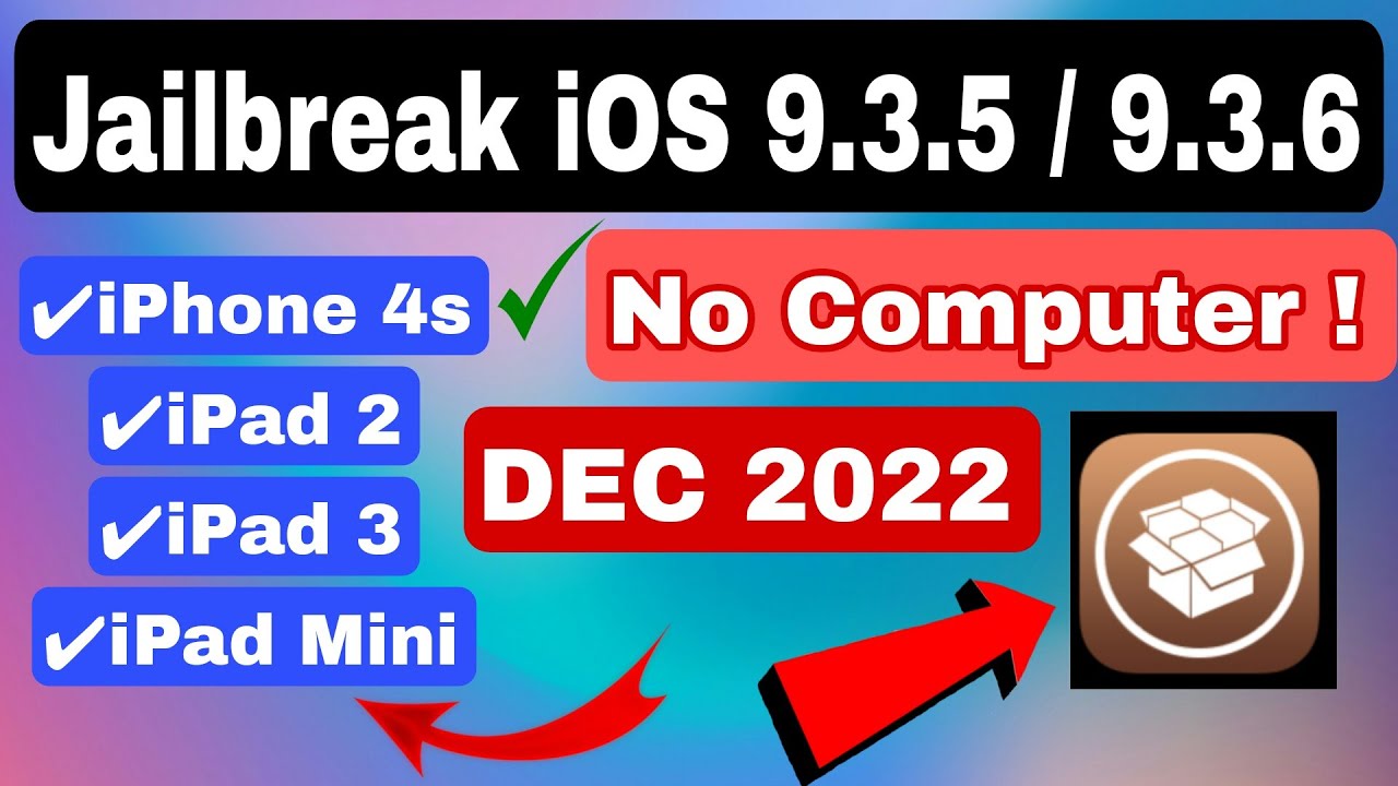 How to Jailbreak iPad Mini iOS 9.3.5 / 9.3.6 - EASY method 100% Working