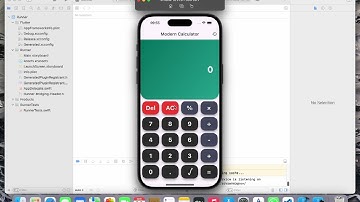 Simple Calculator App in Flutter | iOS Demonstration