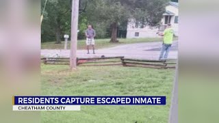 Escaped inmate captured by reserve officer