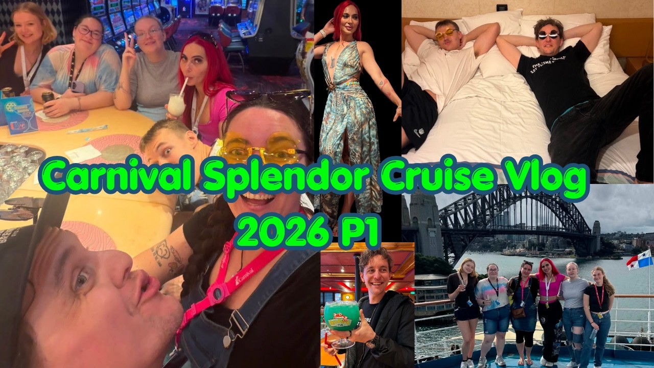 Cruise Vlog 4 days Moreton Island with the crew P1 | Carnival Splendor August 2026