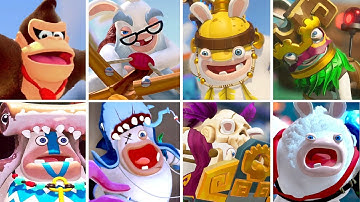 Mario + Rabbids Donkey Kong Adventure - All Enemy Splash Screens
