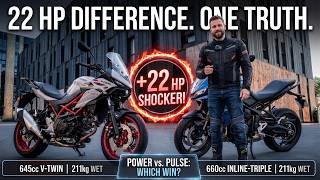 Ta sama waga, 22 KM różnicy! 2026 Suzuki SV-7GX kontra Triumph Tiger Sport 660