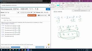 College Algebra Coreq - HW 1: Question 19 - MyLab Math