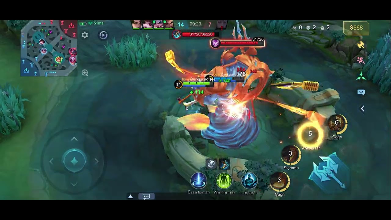 ⚔️ Late Game’de Tek Başına Maçı Kurtardım! 1v5 Teamfight | MLBB Ranked Legendary Match SUN