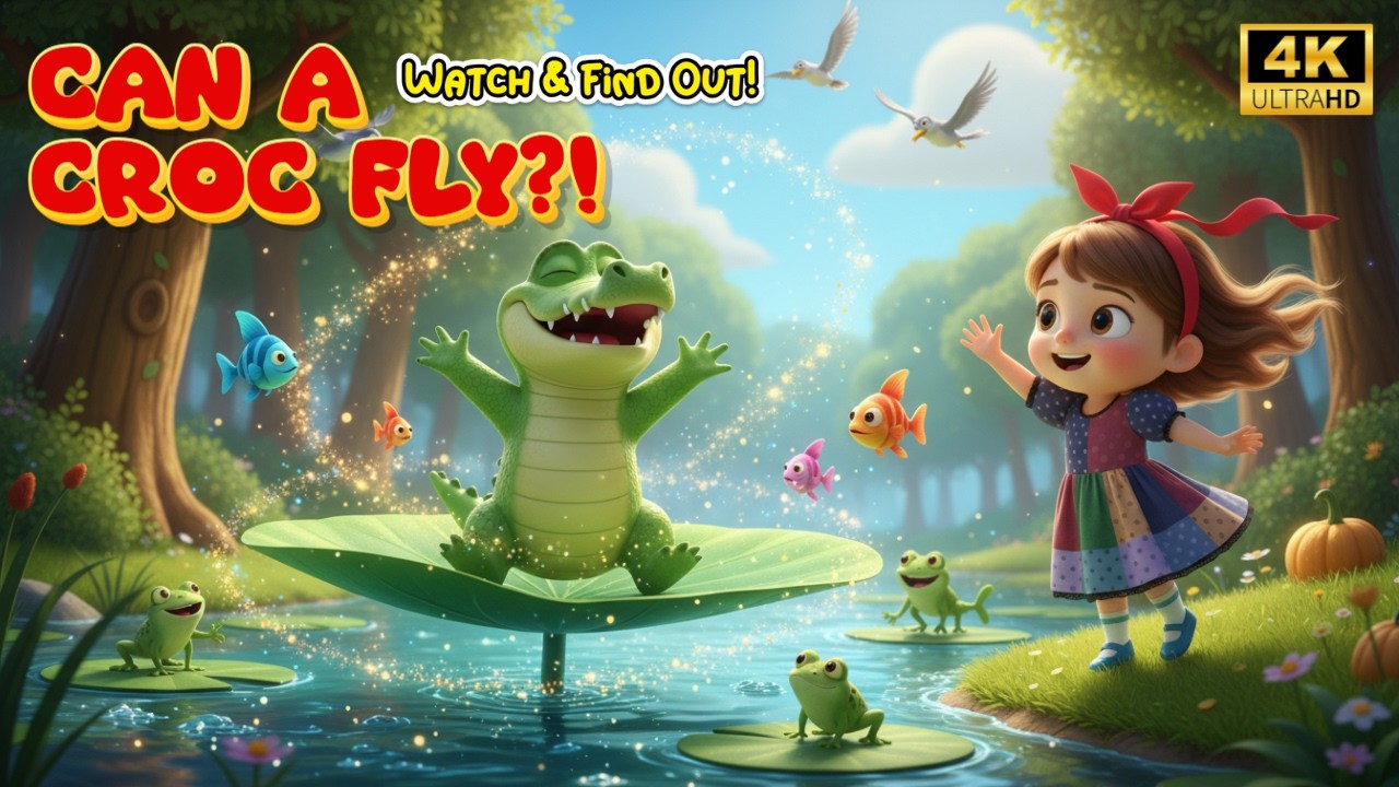 Mia & the Crocodile's Wish | Fun Kids Song 3D Animation | Mia Magic World