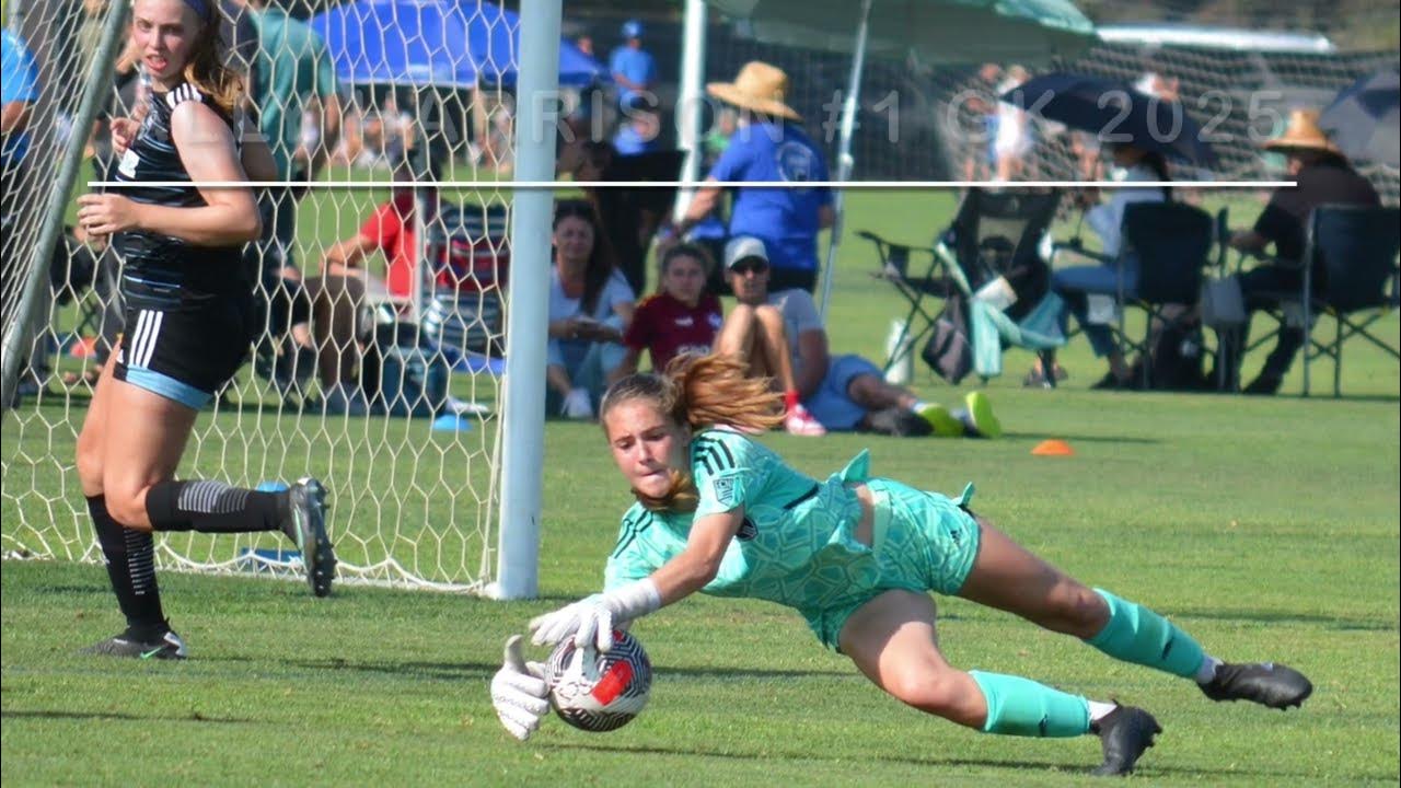 Ally HarrisonGK (2025) DeAnza Force ECNL Fall ‘23 Highlights YouTube